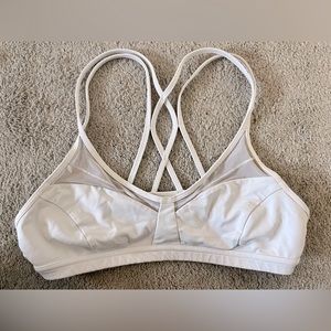 White LuluLemon Sports Bra